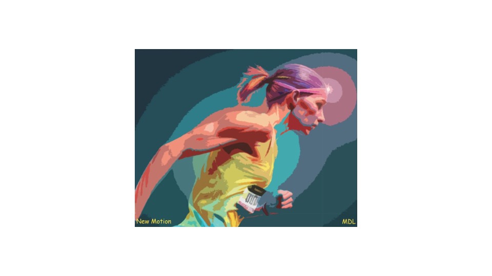 Movement — New Motion Physical Therapy lobby art by Mike Lisagor
